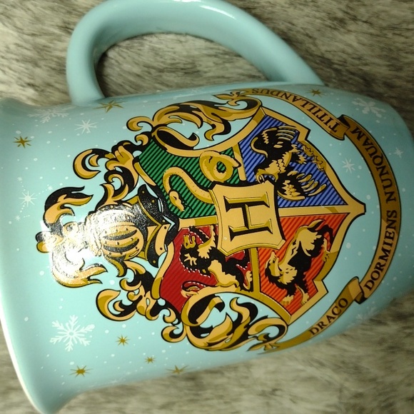 Harry Potter Crest Blue Large Coffee Mug - Picture 2 of 8